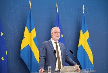 Arbetsmarknads- och integrationsminister Johan Pehrson.