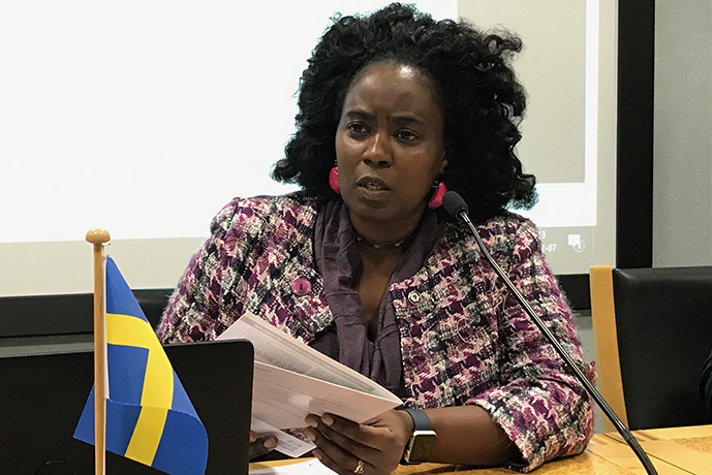 Salome Mbugua, grundare av AkiDwA och ordförande för European Network of Migrant Women