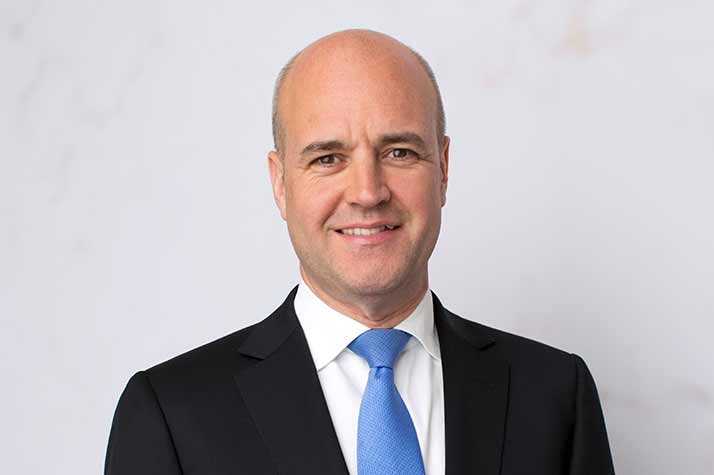 Porträttbild på Fredrik Reinfeldt.