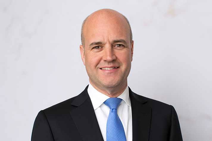 Porträttbild på Fredrik Reinfeldt.