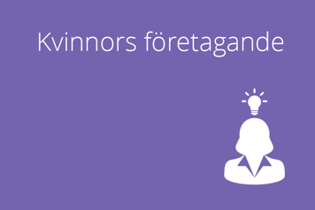 Illustrationen föreställer en kvinna med en glödlampa ovanför huvudet mot lila bakgrund.