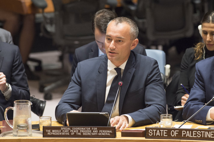 Nickolay Mladenov, FN:s koordinator för fredsprocessen i Mellanöstern