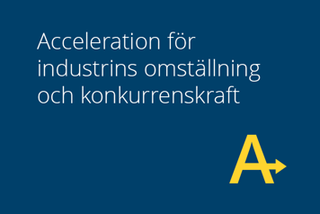 Illustrationen föreställer ett A mot en blå bakgrund.