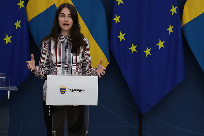 Klimat- och miljöminister Romina Pourmokhtari.