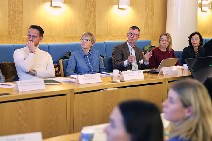 Deltagare i mötet på regeringens Arbetsmiljöforum