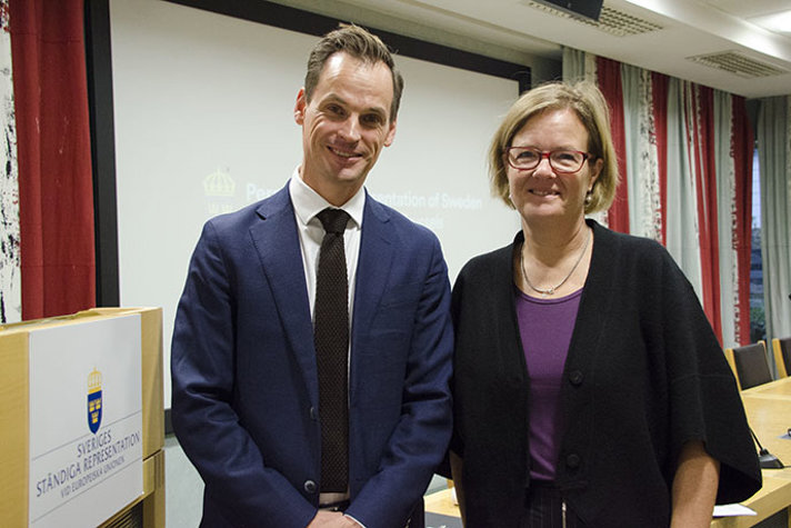 Carin Jämtin och Johannes Oljelund