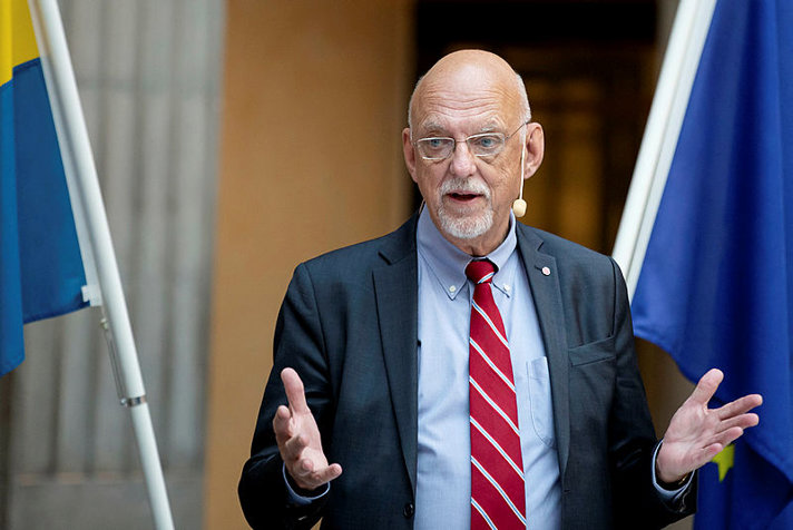 Hans Dahlgren vid ett Europaforum