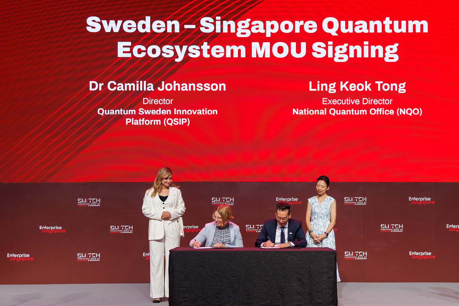 Samförståndsavtal inom kvantteknik signeras.