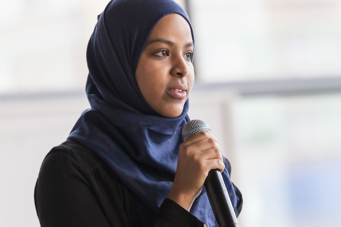 Aya Mohammed, projektledare för MIO-projektet Aya Mohammed, projektledare för MIO-projektet