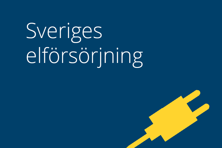 Illustrationen föreställer en elkabel mot blå bakgrund.