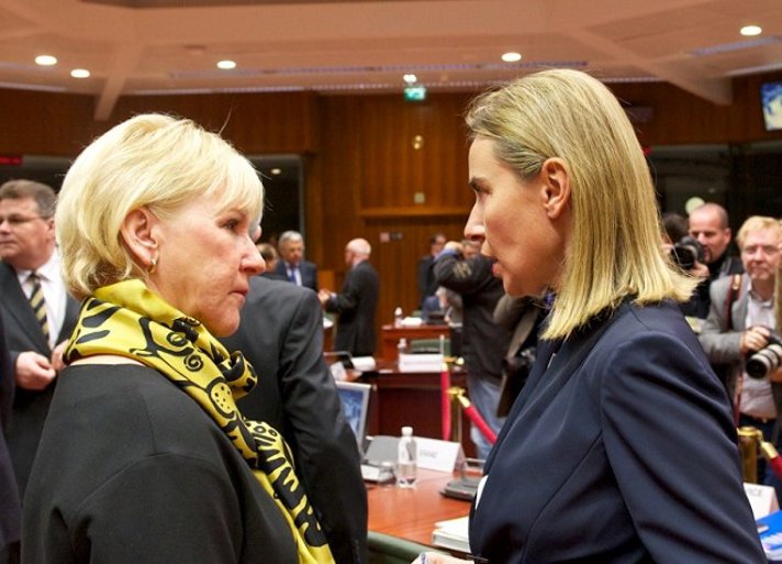 Margot Wallström och Federica Mogherini