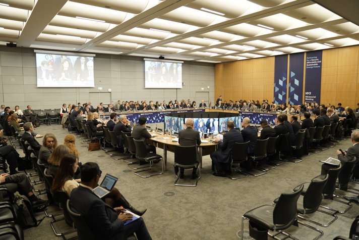 Bilden föreställer ett högnivåmöte.