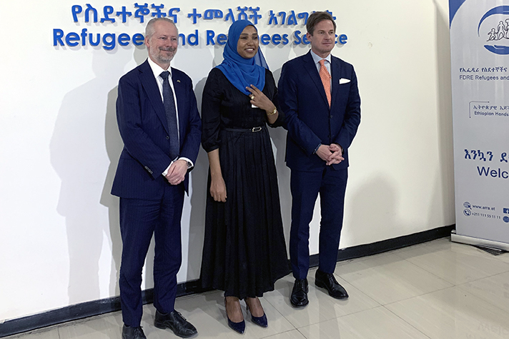 Anders Hall, Teyiba Hassan och Hans Lundquist