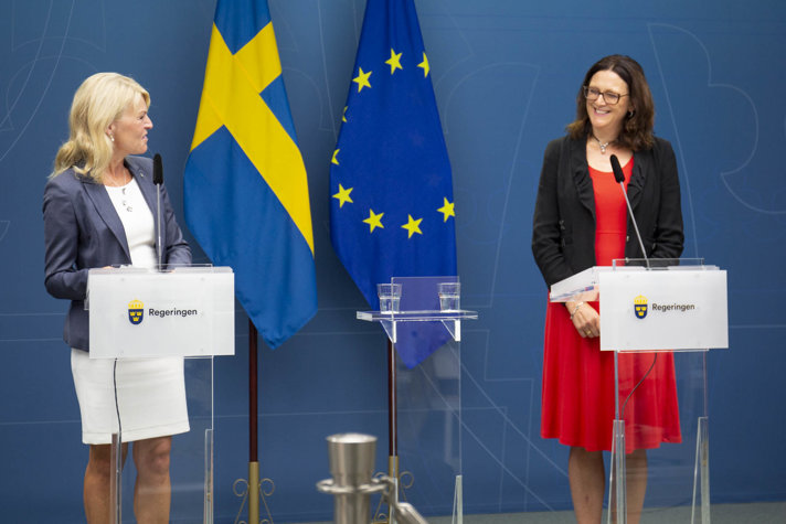 Anna Hallberg och Cecilia Malmström