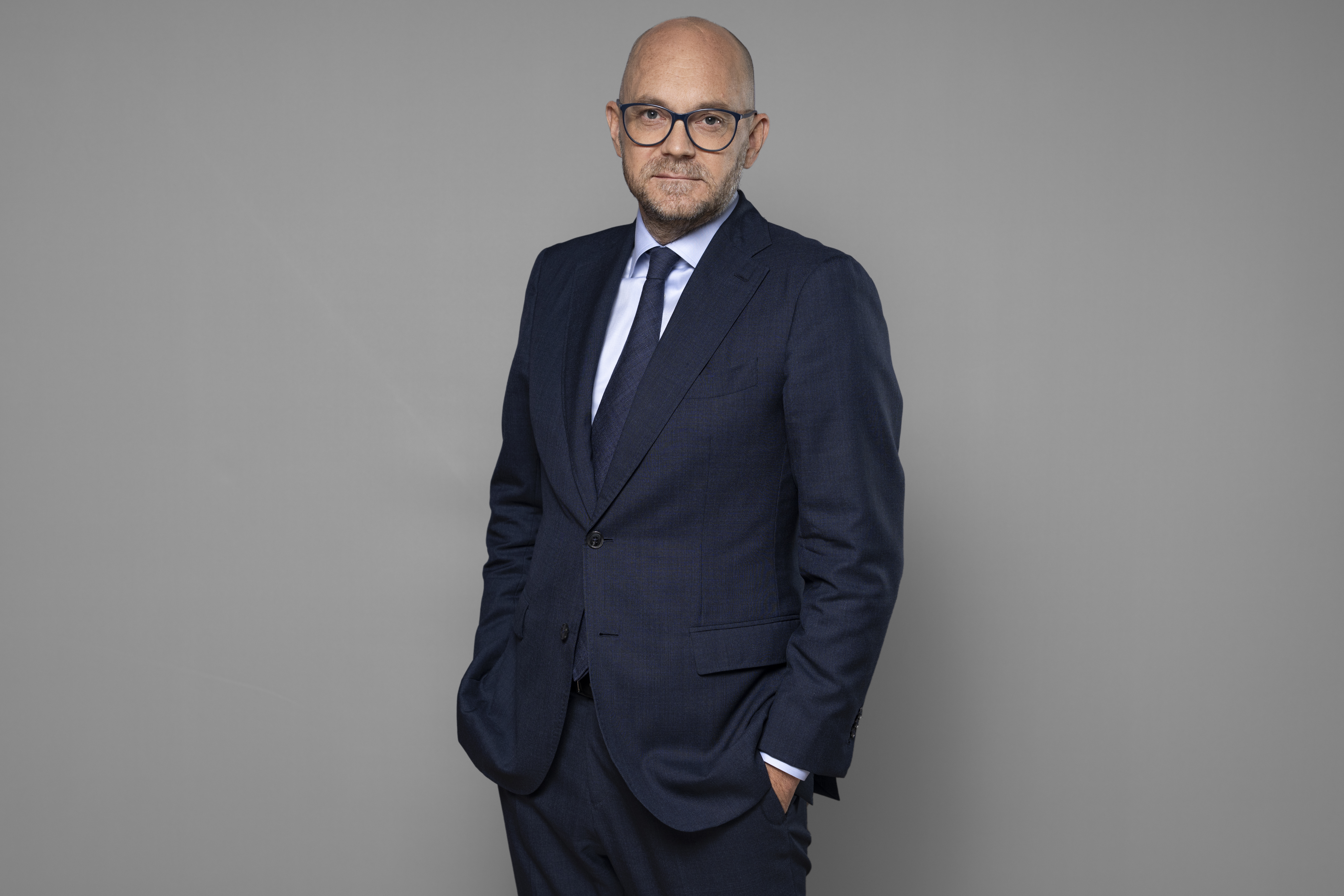 Pressbild på arbetsmarknadsminister Johan Britz