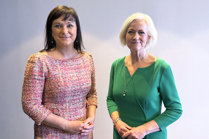 Foto på Acko Ankarberg Johansson och Sophie Løhde