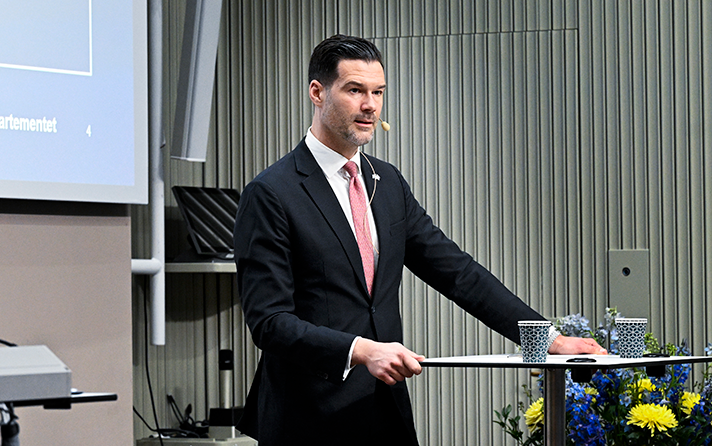 Högnivå möte med dåvarande bistånds- och utrikeshandelsminister Johan Forssell (numera migrationsminister) på temat "Sverige kraftsamlar för ökad global konkurrenskraft och utrikeshandel".