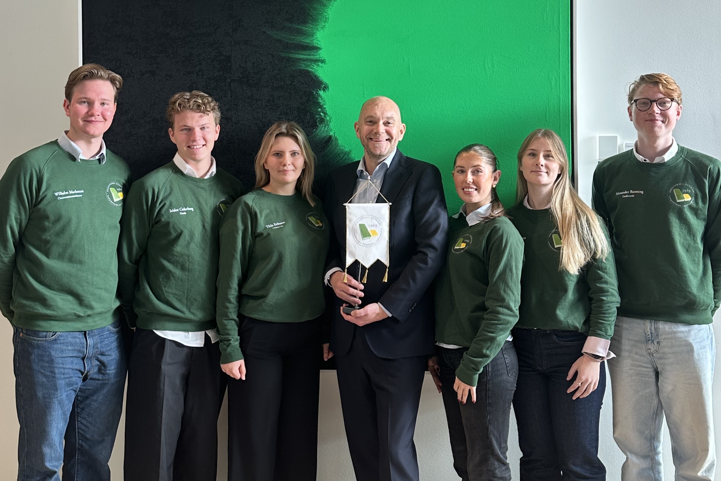 Johan Britz på besök på Linköpings universitet