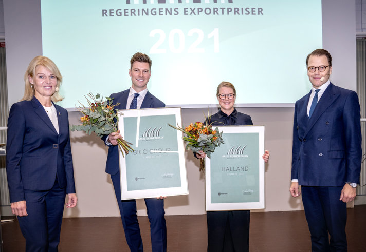 Vinnarna av regeringens exportpriser 2021.