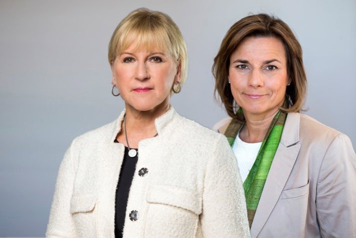 Margot Wallström och Isabella Lövin.