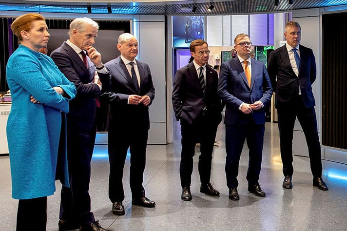 Il Primo Ministro ha ospitato il vertice nordico con il Cancelliere tedesco
