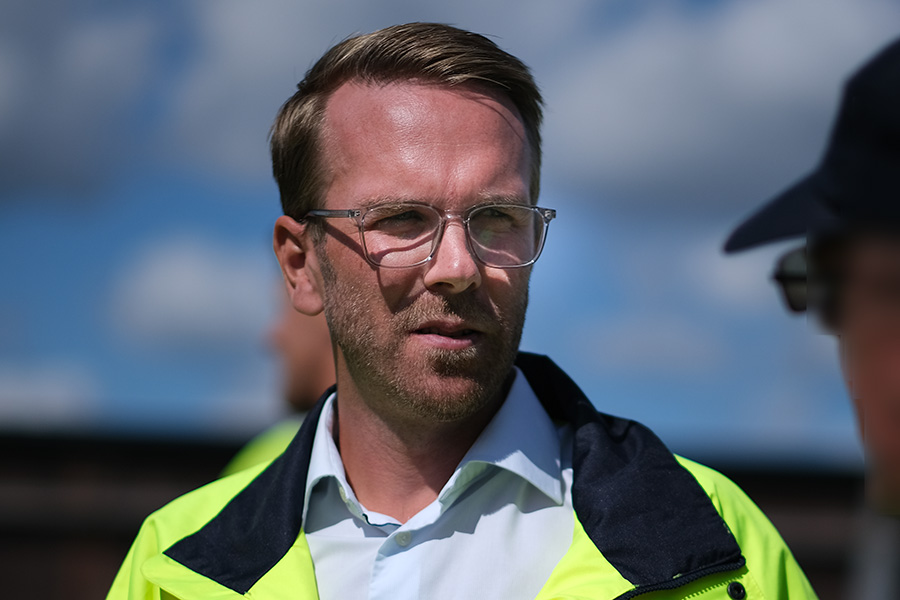 Infrastruktur- och bostadsminister Andreas Carlson.