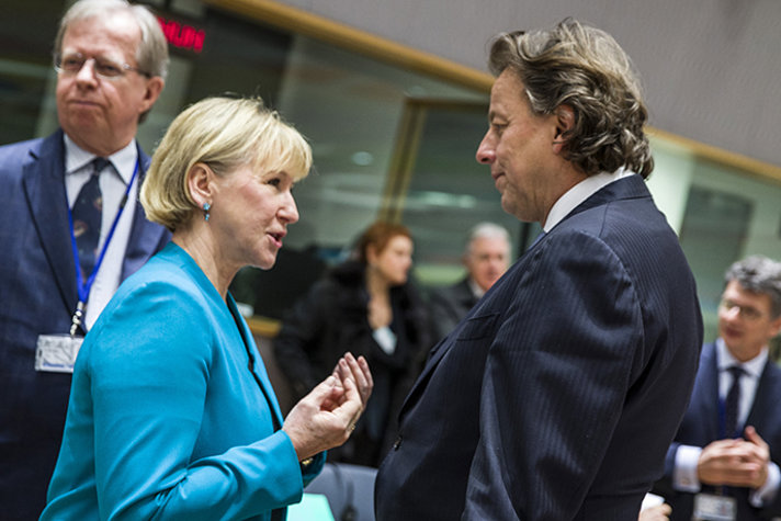 Margot Wallström och Bert Koenders