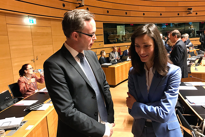 Alf Karlsson och Mariya Gabriel