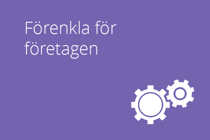 Illustrationen föreställer kugghjul mot lila bakgrund.