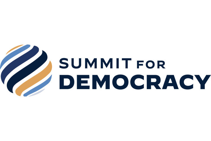 Logotyp Summit for Democracy 