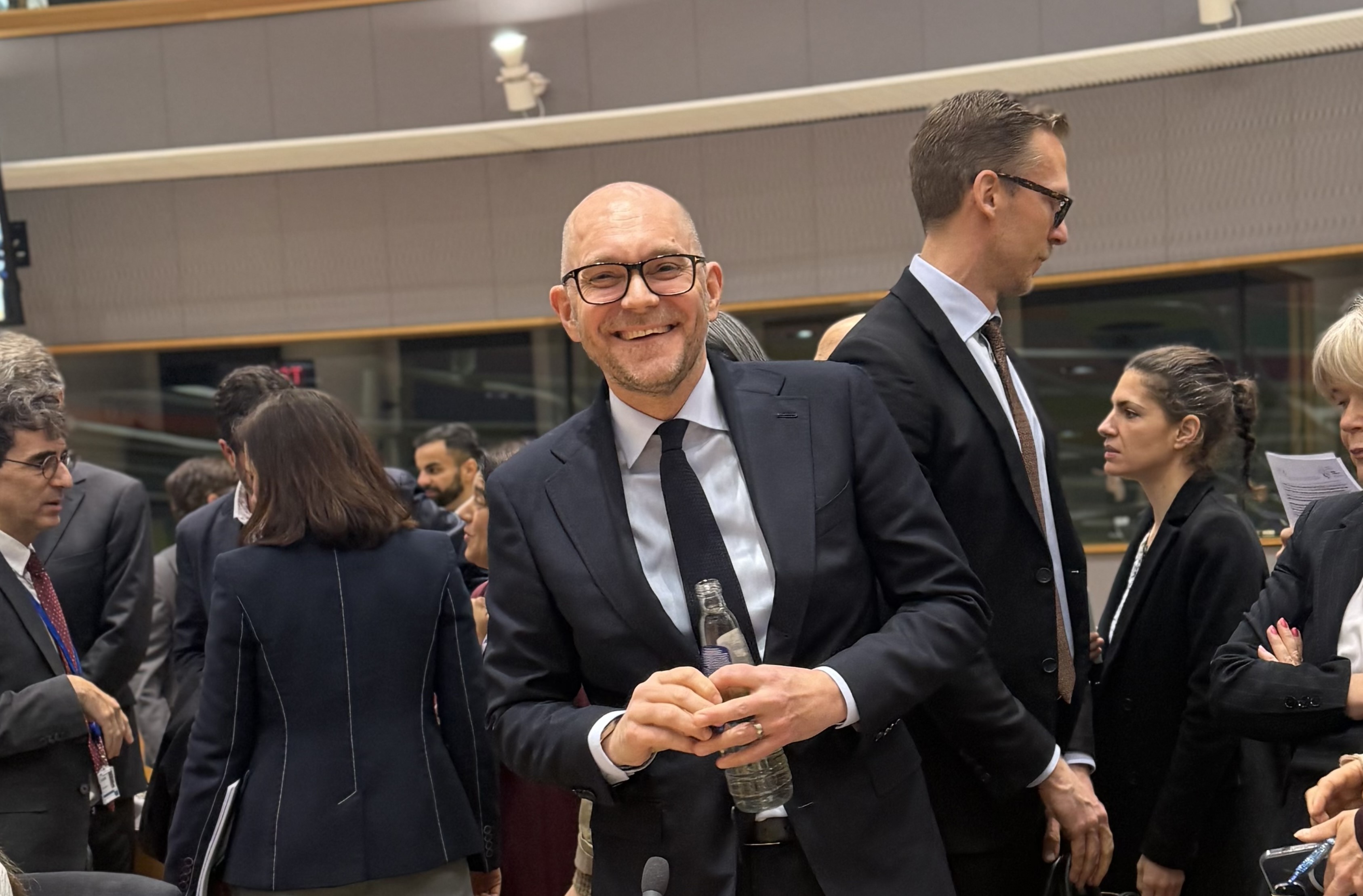 Johan Britz på EPSCO-möte i Bryssel