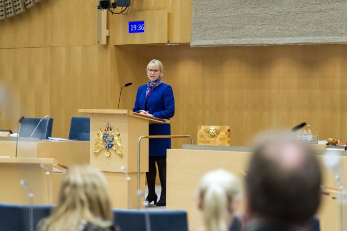 Margot Wallström presenterar Utrikesdeklarationen 2018