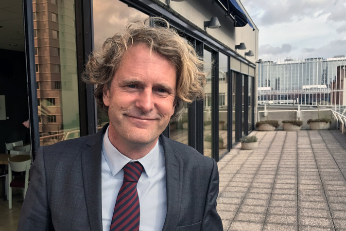 Martin Widstam på EU-representationens terass