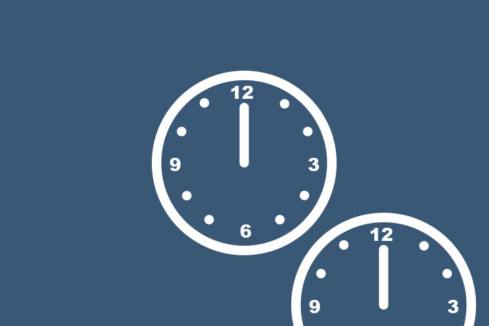 Grafik på en klocka