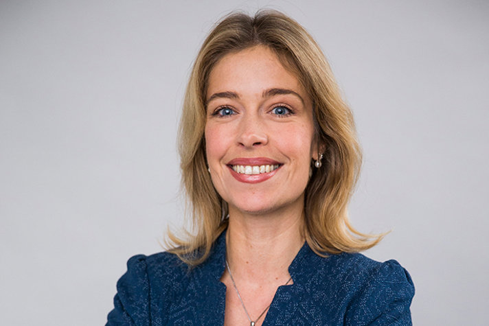 Porträtt på socialförsäkringsminister Annika Strandhäll