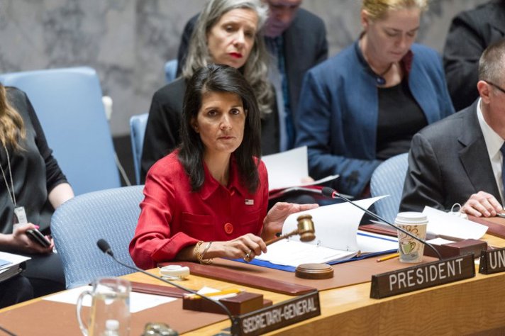 USA:s FN-ambassadör Nikki Haley