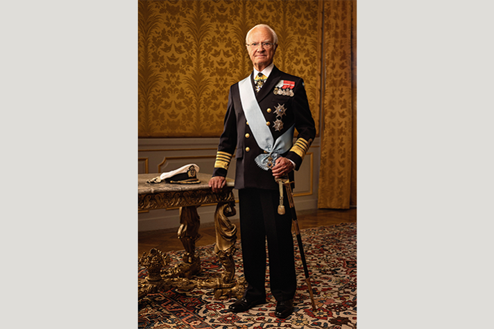 Porträttbild av H.M. Konungen. 2026.