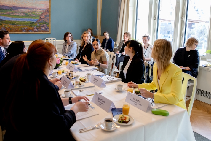 Bild på kulturministrar. 