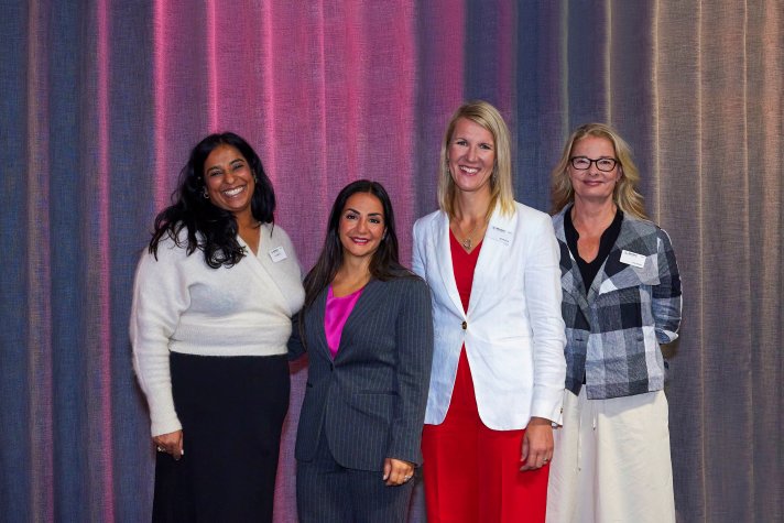 Bild på Norges kulturminister, Sveriges kulturminister, Finlands forsknings- och kulturminister samt Sveriges skolminister.