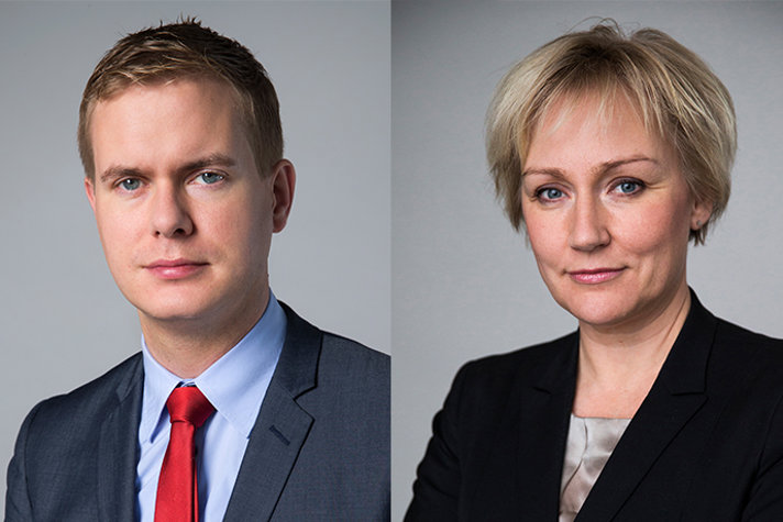 Gustav Fridolin och Helene Hellmark Knutsson
