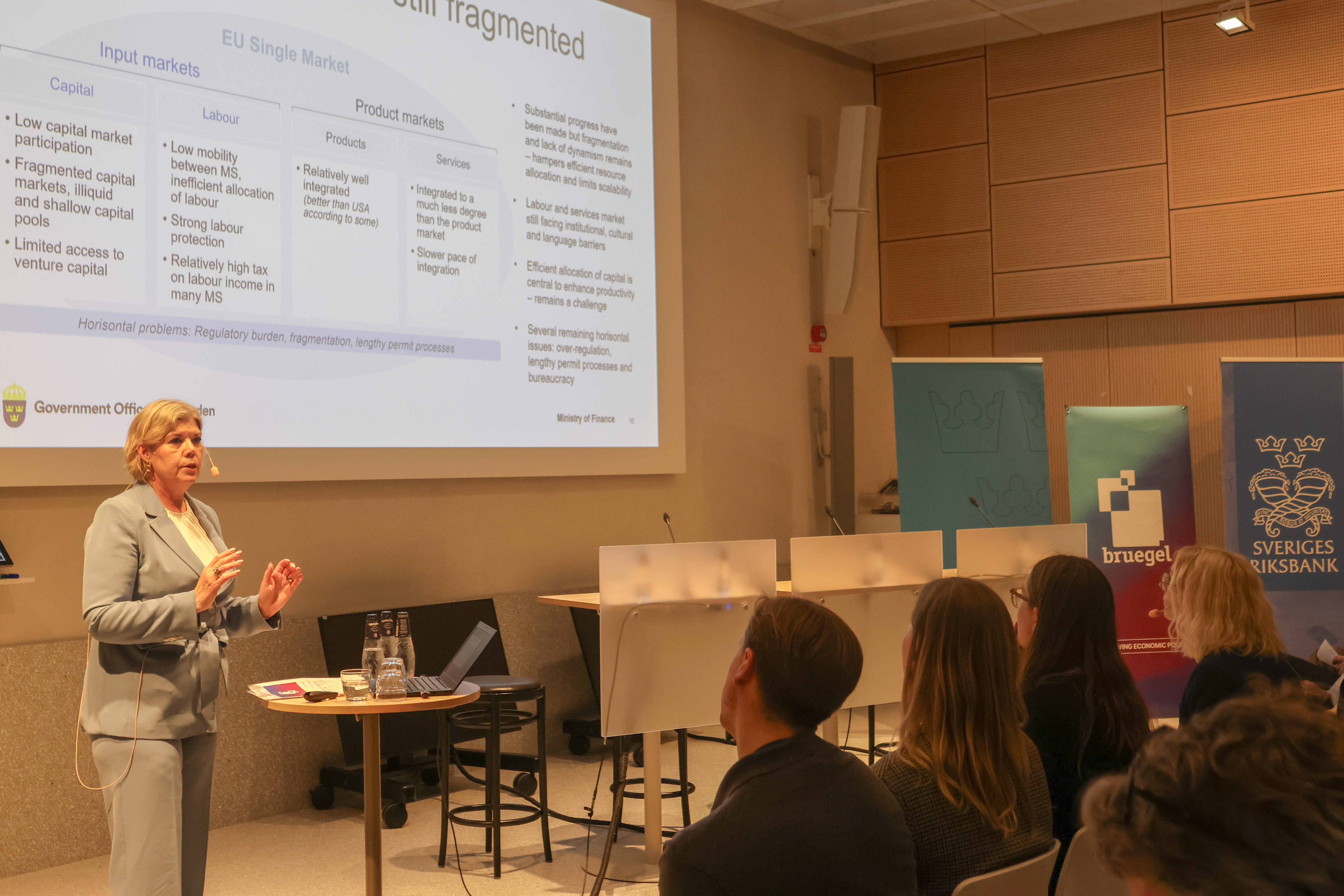 Statssekreterare Johanna Lybeck Lilja inledningstalar