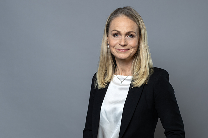 Porträttfoto på statssekreterare Charlotte Kugelberg