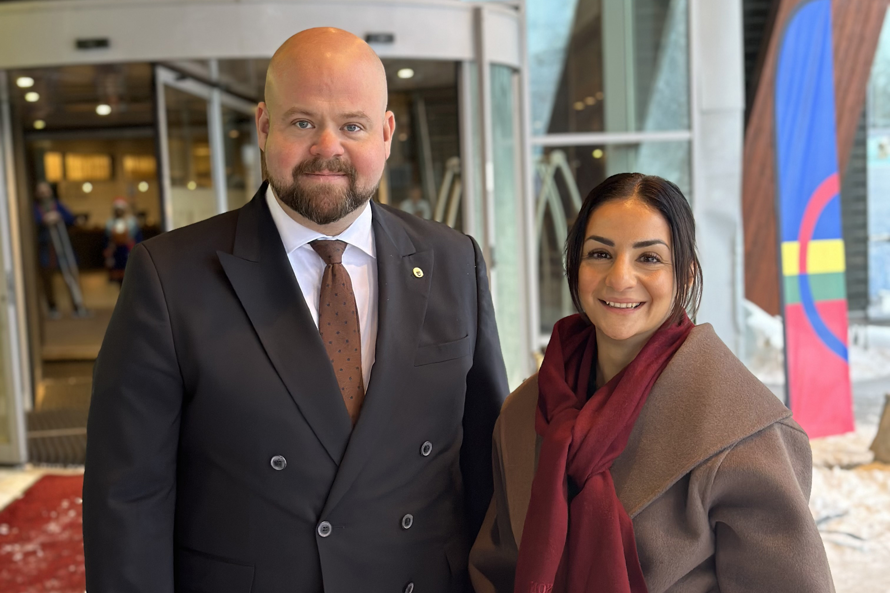 Kulturminister Parisa Liljestrand och landsbygdsminister Peter Kullgren
