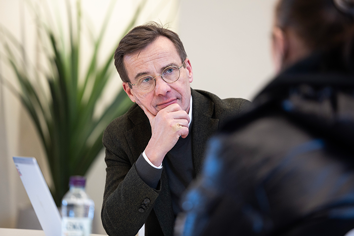 Statsminister Ulf Kristersson