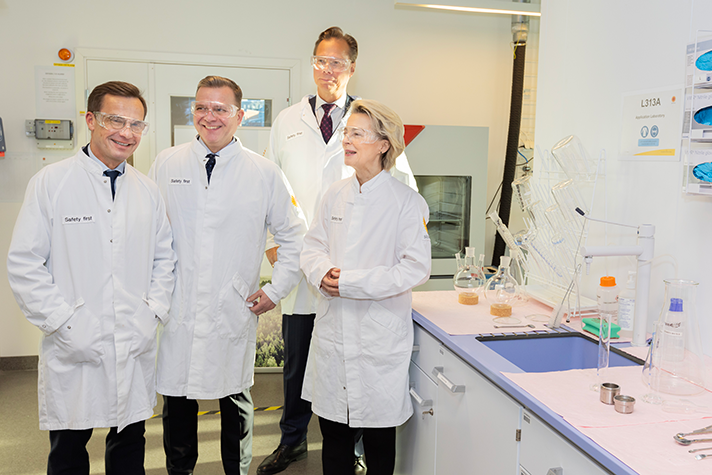 Besök på Stora Enos i Nacka.