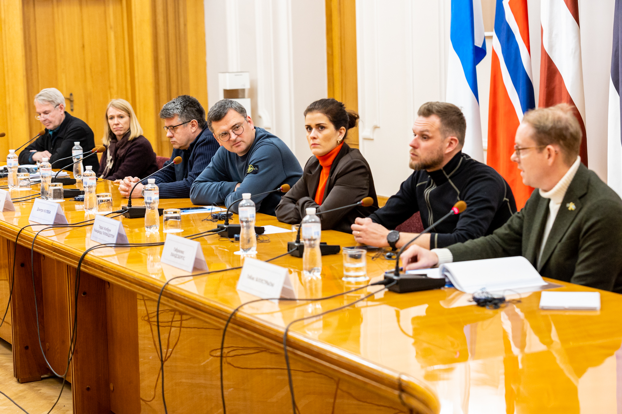 Utrikesminister Tobias Billström besökte Kiev den 28 november 2022