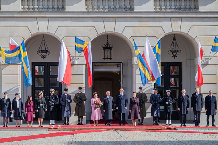 Statsbesök till Polen 10-12 mars 2026.