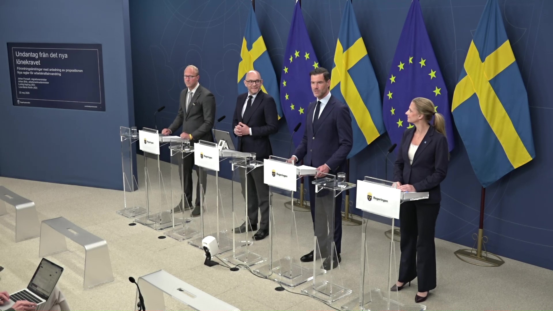 Regeringen presenterar undantag från det nya lönekravet